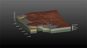 Tear Fault in Weathered Rock