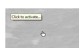 Click to Activate prompt on poster image