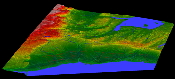 Oak Ridges Moraine geological model