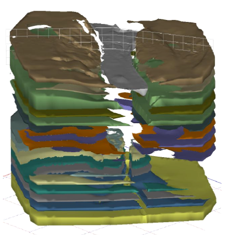 3D geological model of the Conawapa Generating Station site