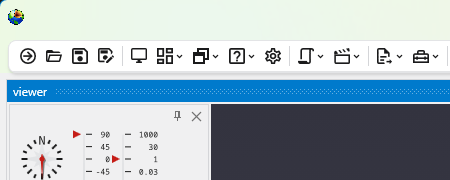 Compact toolbar style.