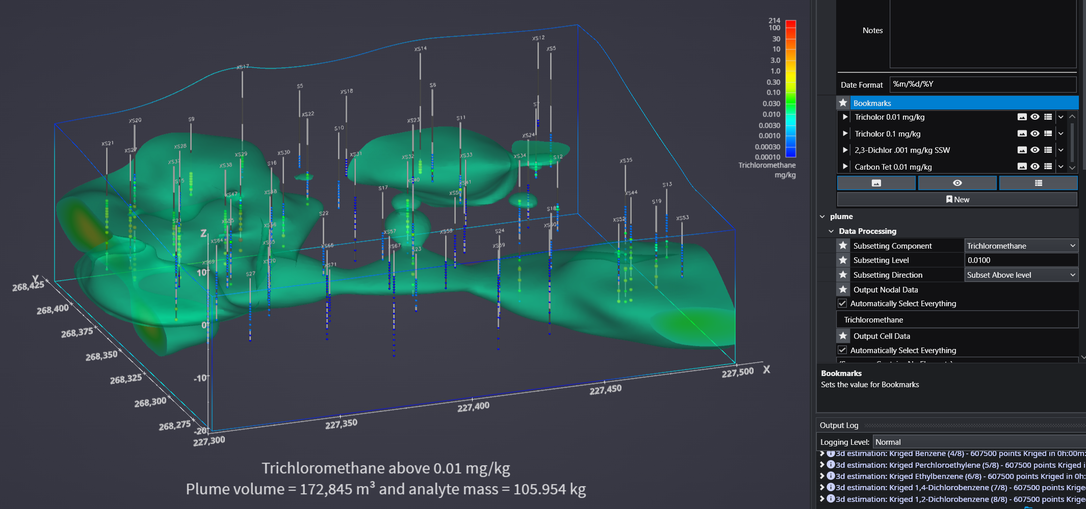 Using bookmarks in Application Properties